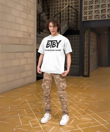 BTBY Men's T-Shirt – "No Matter Who You Are"