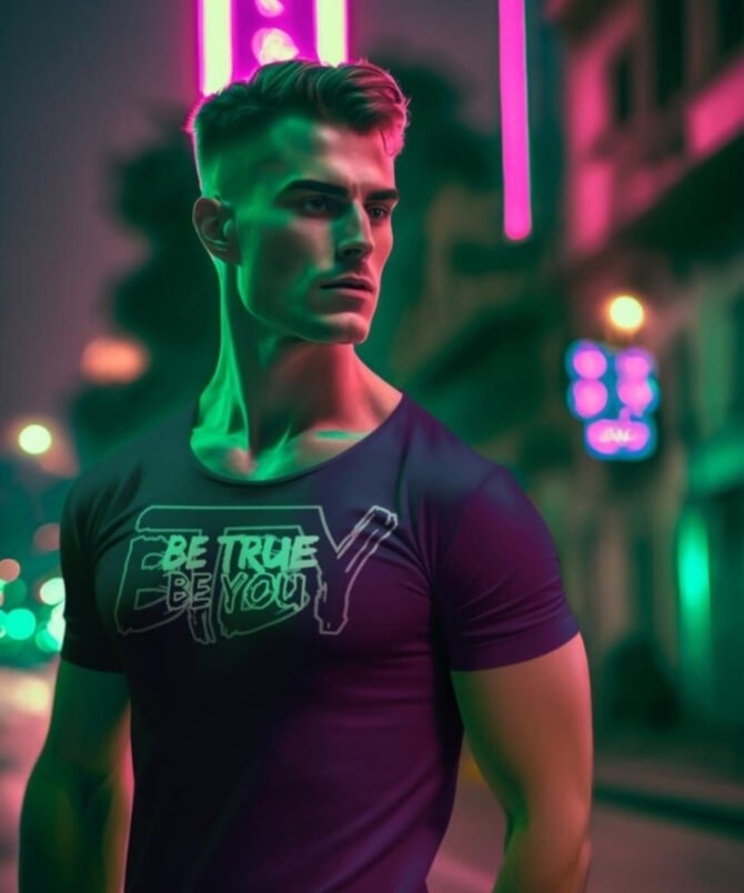 BTBY Men's  T-Shirt – "Be True Be You" - Image 3