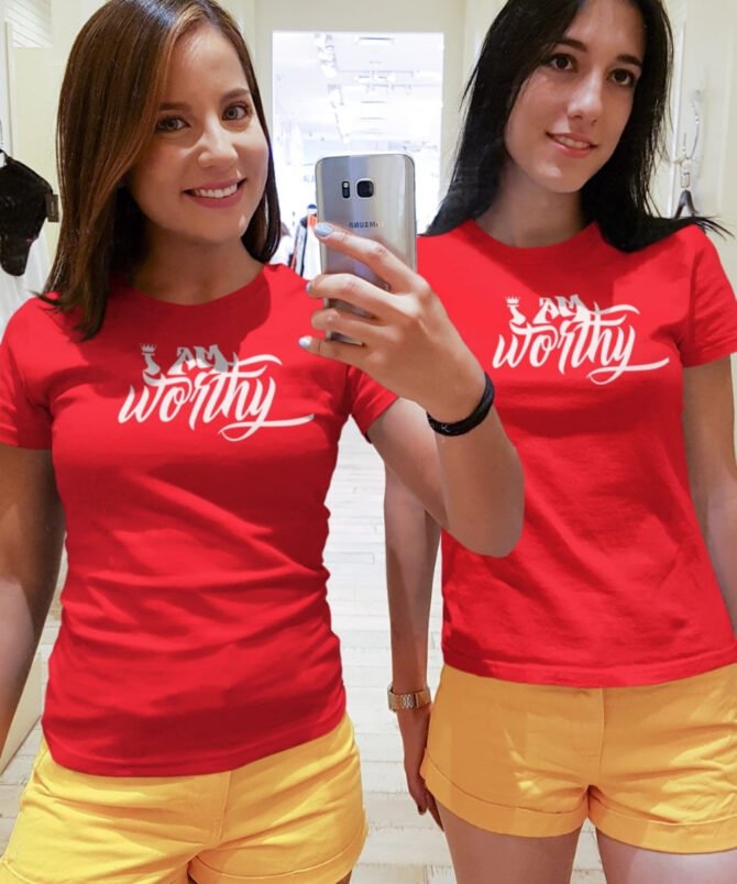 BTBY Women's Statement T-Shirt – "Let Me Be Me" - Image 2