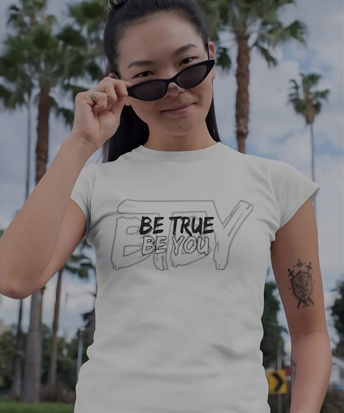 BTBY Women's T-Shirt – "Be True Be You"