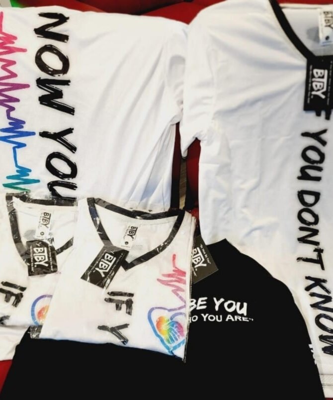 BTBY Women's White Statement T-Shirt – "Live Your Life / Now You Know" - Image 2