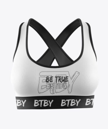 BTBY Women’s Sports Bra – “Be True Be You”