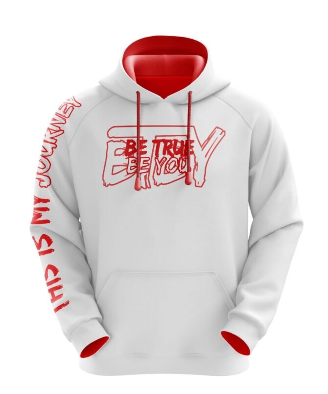 BTBY Men’s Hoodie – “Be True Be You” - Image 2