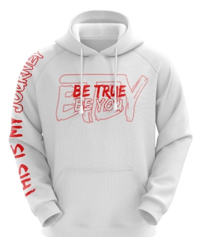 BTBY Men’s Hoodie – “Be True Be You” - Image 3