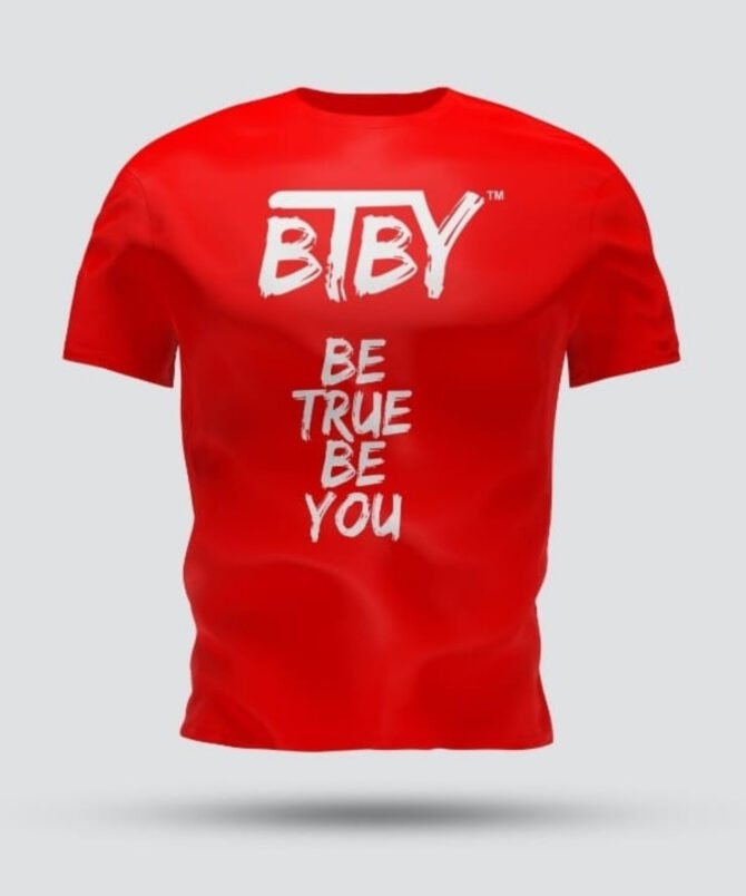 BTBY Men’s Signature T-Shirt – "Be True Be You" Edition
